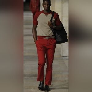 Hermes Red Men's Pants 31